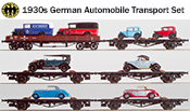 1930s German Era II Automobile Transport Set